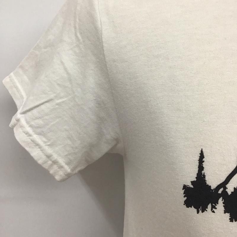 ケルティ KELTY Tシャツ 半袖 半袖カットソー プリントTシャツ クルーネックカットソー S プリント 白 / ホワイト /  メンズ USED 古着 中古 10112099