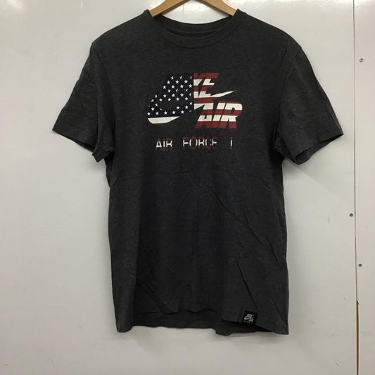 ナイキ NIKE Tシャツ 半袖 503718-071 半袖カットソー プリントＴシャツ スポーツウェア L ロゴ、文字 灰 / グレー /  メンズ USED 古着 中古 10138140