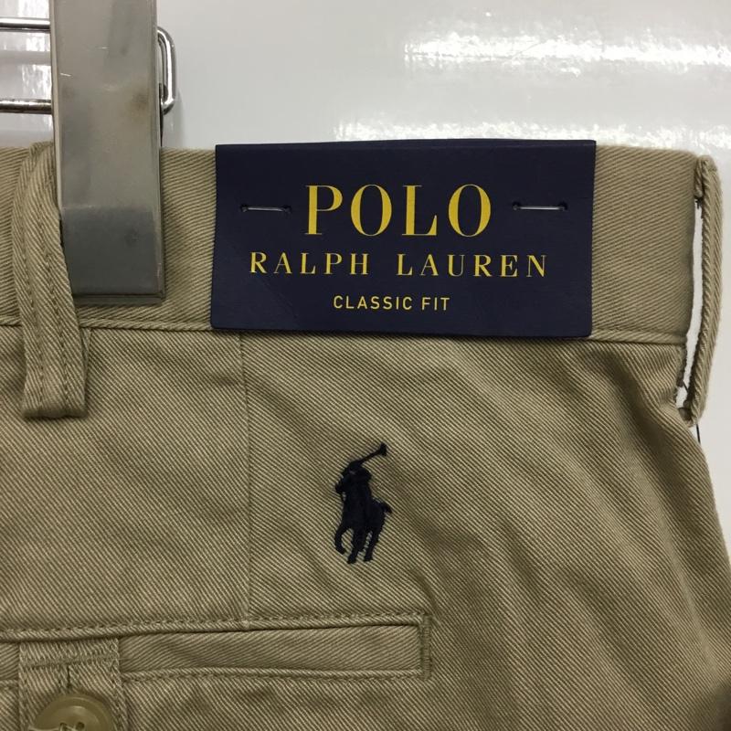ポロラルフローレン POLO RALPH LAUREN パンツ チノパン チノパン カジュアルパンツ ワイドパンツ ストレートパンツ 40 無地 ベージュ / ベージュ /  メンズ USED 古着 中古 10112478
