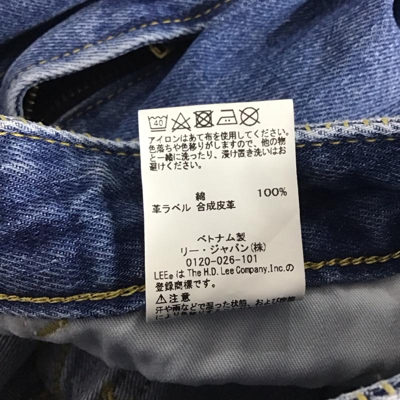 リー Lee パンツ デニム、ジーンズ S 無地 水色 / ライトブルー /  レディース USED 古着 中古 10141287