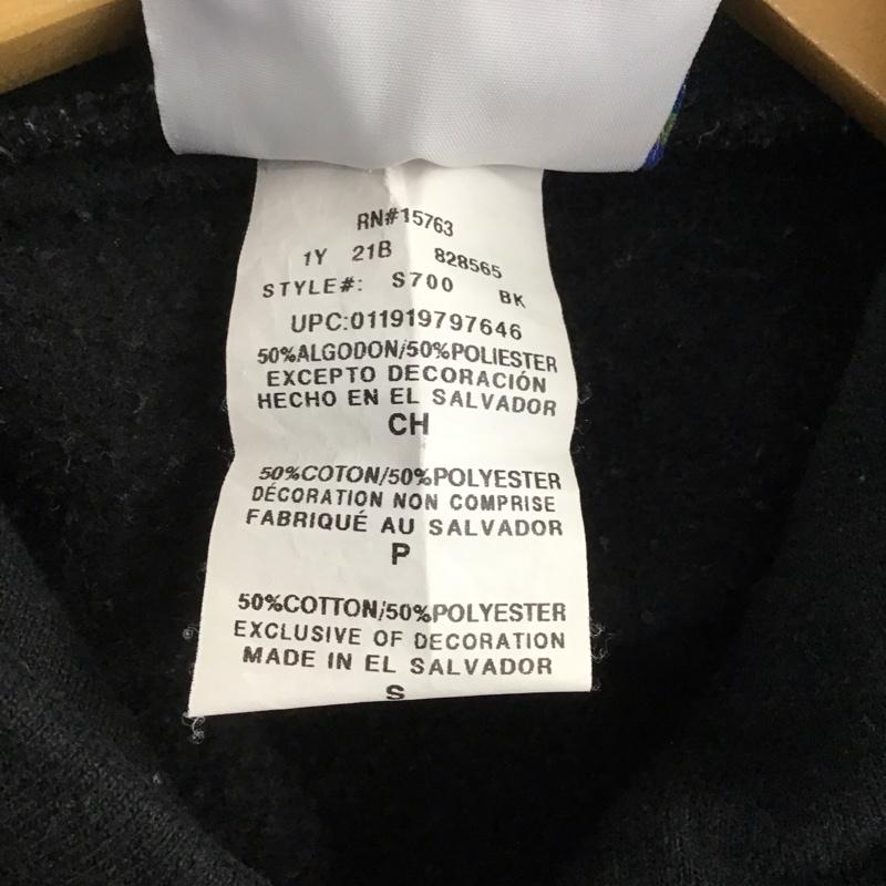 チャンピオン Champion パーカー 長袖 長袖パーカー プルオーバーパーカー スウェット S 無地 黒 / ブラック /  メンズ USED 古着 中古 10145879