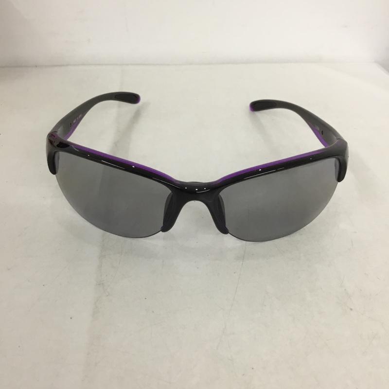 スワンズ Swans めがね・サングラス サングラス LN-0053 LUNA 偏光レンズモデル スポーツサングラス 箱有 ロゴ、文字 黒 / ブラック / X 紫 / パープル /  メンズ USED 古着 中古 10141095