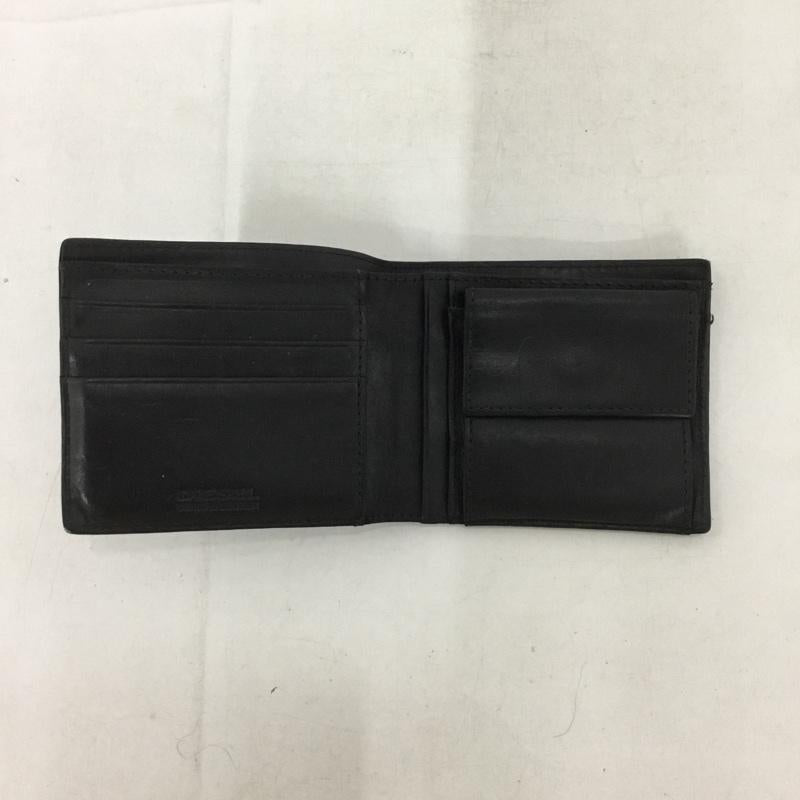ディーゼル DIESEL 財布 二つ折り ロゴ、文字 黒 / ブラック /  メンズ USED 古着 中古 10136701