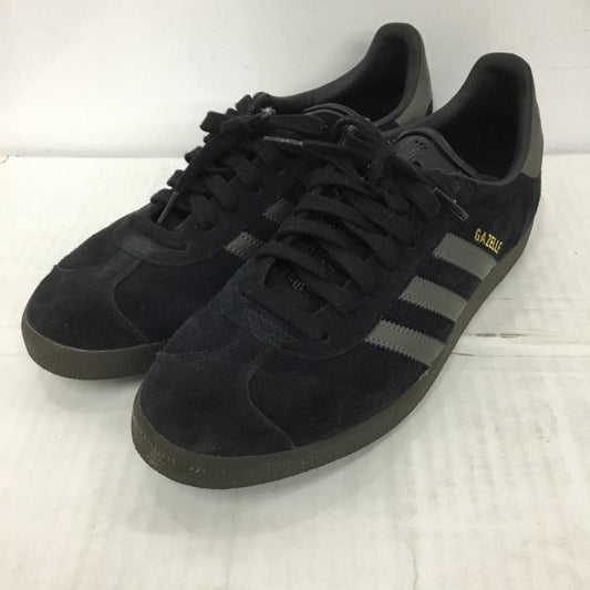 アディダス adidas スニーカー スニーカー ID6105 GAZELLE 28cm 28.0cm ロゴ、文字 黒 / ブラック / X 金 / ゴールド /  メンズ USED 古着 中古 10123649