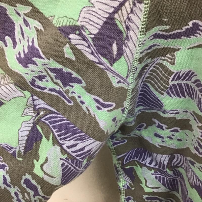 アベイシングエイプ A BATHING APE パーカー 長袖 1910-115-013 リバーシブル フルジップ リーフ XXL 総柄 マルチカラー / マルチカラー /  メンズ USED 古着 中古 10107428