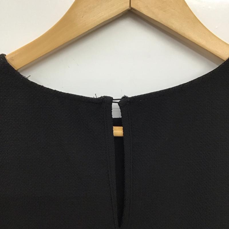 ザラ ZARA シャツ、ブラウス 長袖 M 無地 白 / ホワイト / X 黒 / ブラック /  レディース USED 古着 中古 10149809
