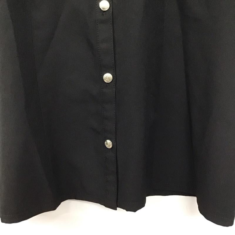 アクシーズファム axes femme シャツ、ブラウス 半袖 FREE 無地 黒 / ブラック /  レディース USED 古着 中古 10142924