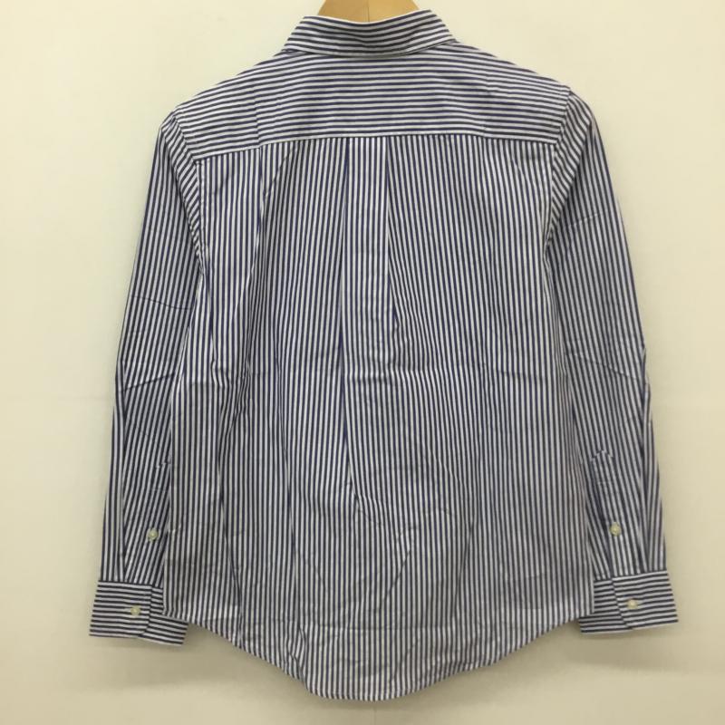 ポロラルフローレン POLO RALPH LAUREN シャツ、ブラウス 長袖 150cm ストライプ 青 / ブルー /  ボーイズ USED 古着 中古 10135646
