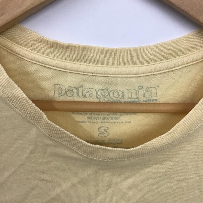 パタゴニア patagonia Tシャツ 半袖 pataloha S プリント 黄 / イエロー /  メンズ USED 古着 中古 10131349