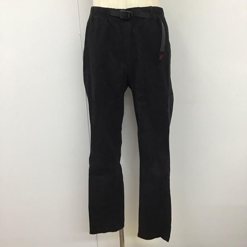 グラミチ GRAMICCI パンツ ワークパンツ、ペインターパンツ 0816-fdj ニューナローパンツ カジュアルパンツ ストレッチパンツ L ロゴ、文字 黒 / ブラック /  メンズ USED 古着 中古 10119991
