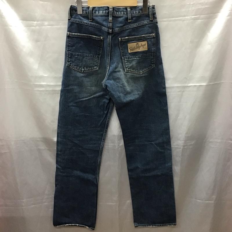 アベイシングエイプ A BATHING APE パンツ デニム、ジーンズ デニムパンツ ストレートパンツ スリムパンツ カジュアルパンツ S 無地 インディゴ / インディゴ /  メンズ USED 古着 中古 10111698