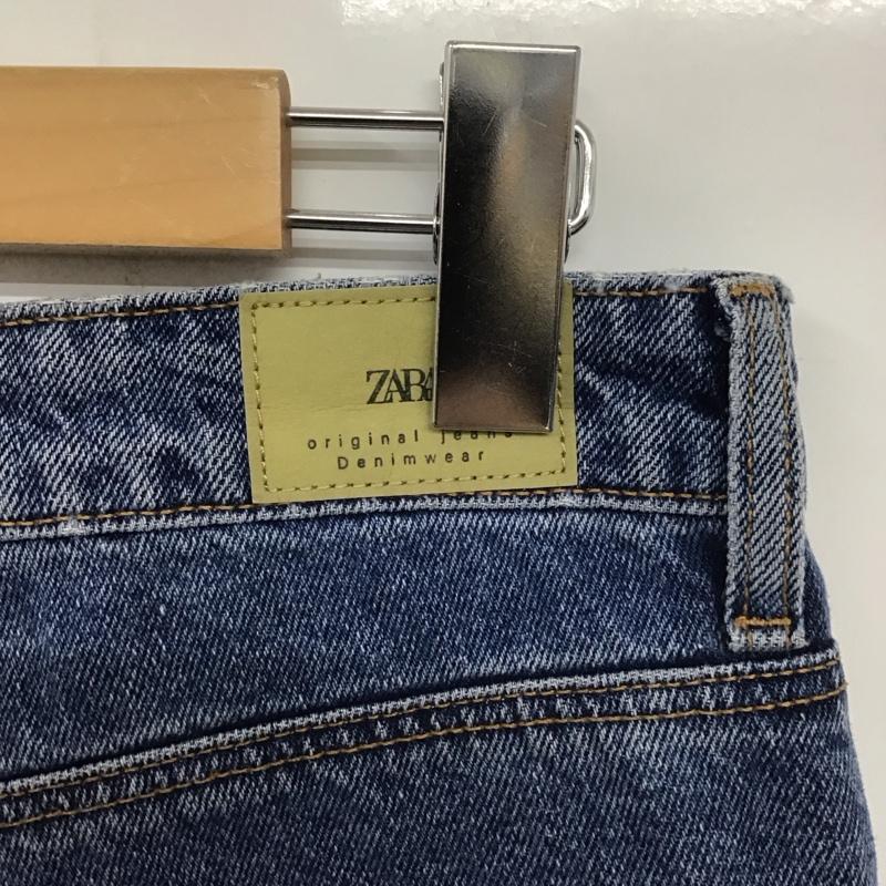 ザラ ZARA パンツ デニム、ジーンズ 36 無地 インディゴ / インディゴ /  レディース USED 古着 中古 10139946