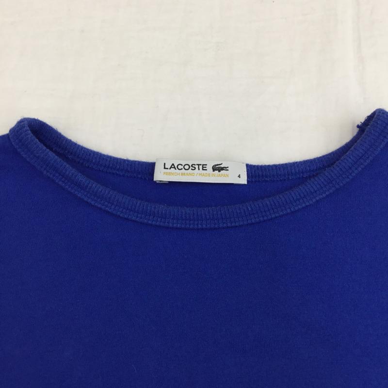 ラコステ LACOSTE Tシャツ 半袖 LACOSTE クルーネックTシャツ　NO.TH622E 4 ワンポイント 青 / ブルー /  メンズ USED 古着 中古 10129899