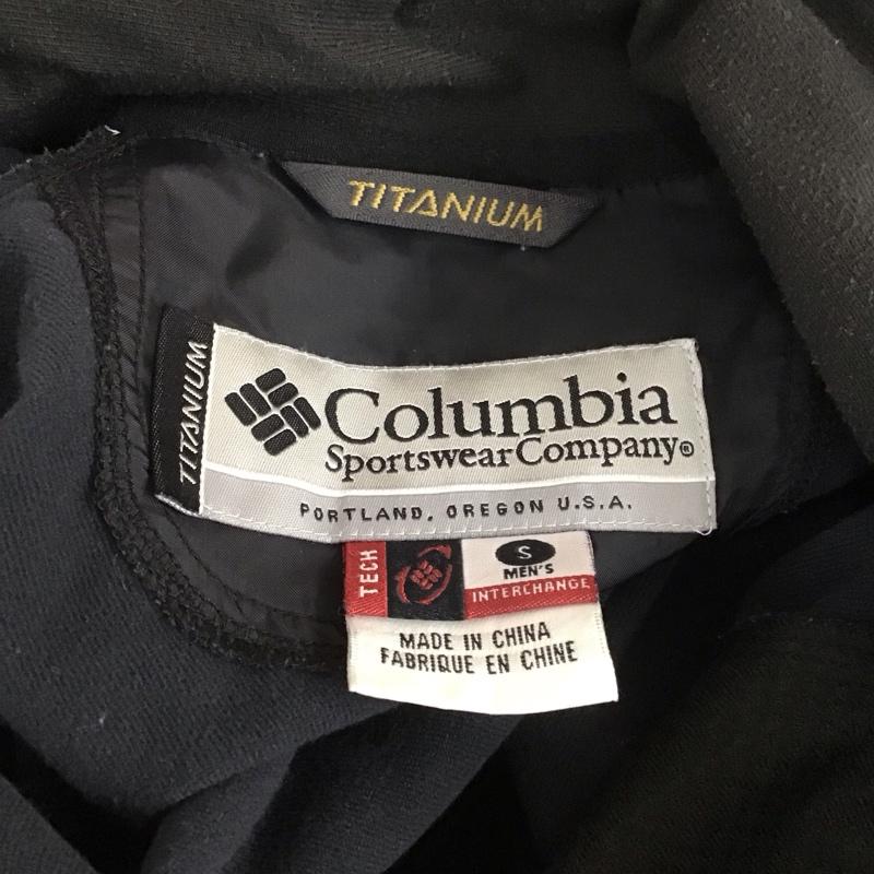 コロンビア Columbia ジャケット、上着 ジャケット、ブレザー F3 SM6011 マウンテンモビリティセーター TITANIUM S ロゴ、文字 黒 / ブラック /  メンズ USED 古着 中古 10109731