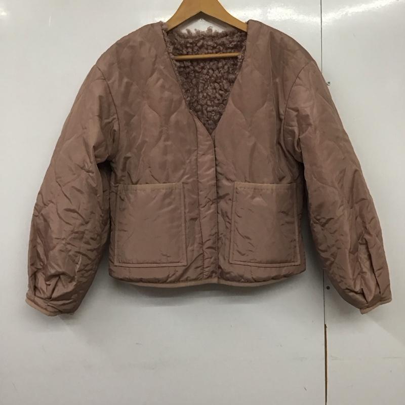 ダブルクローゼット w closet ジャケット、上着 ジャンパー、ブルゾン リバーシブル FREE 無地 桃 / ピンク /  レディース USED 古着 中古 10142040
