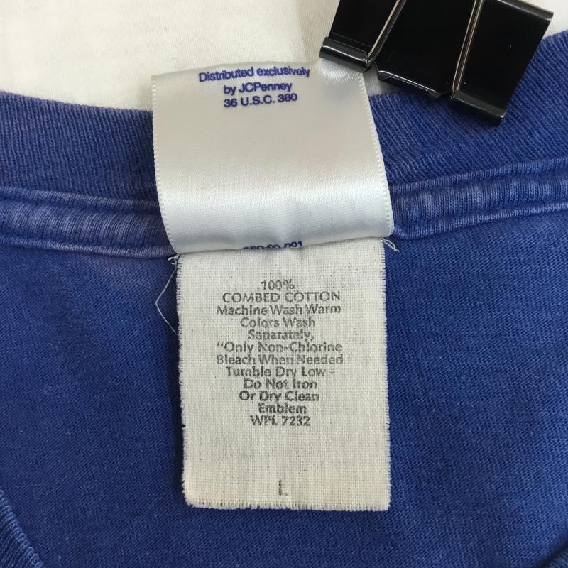 古着 USED Tシャツ 半袖 WPL 7232 USA オリンピック 半袖 Tシャツ L ロゴ、文字 青 / ブルー /  メンズ USED 古着 中古 10129794