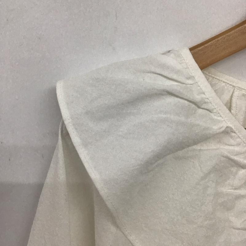 ローリーズファーム LOWRYS FARM シャツ、ブラウス 長袖 FREE 無地 白 / ホワイト /  レディース USED 古着 中古 10140343