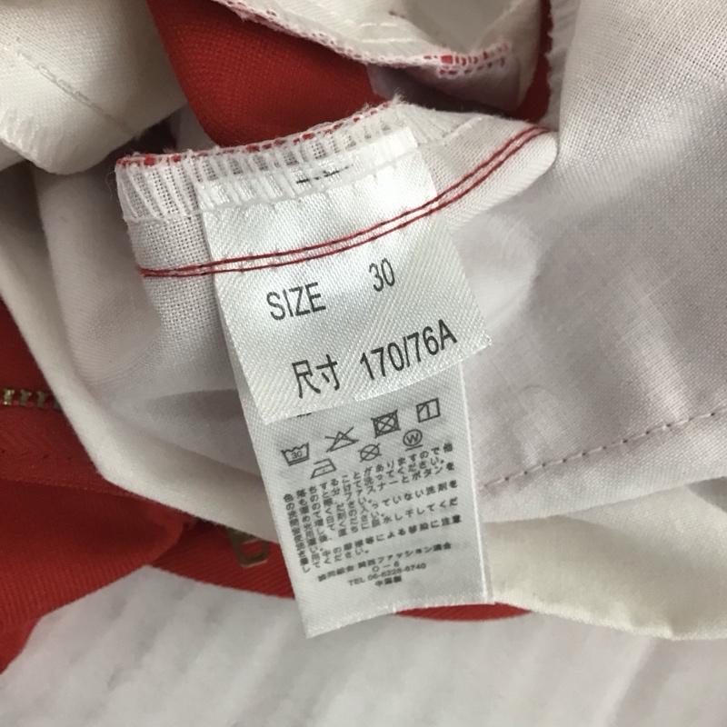 ディッキーズ Dickies パンツ ワークパンツ、ペインターパンツ ワークパンツ ワイドパンツ カジュアルパンツ デニムパンツ ストレートパンツ 30インチ 無地 赤 / レッド /  メンズ USED 古着 中古 10109860