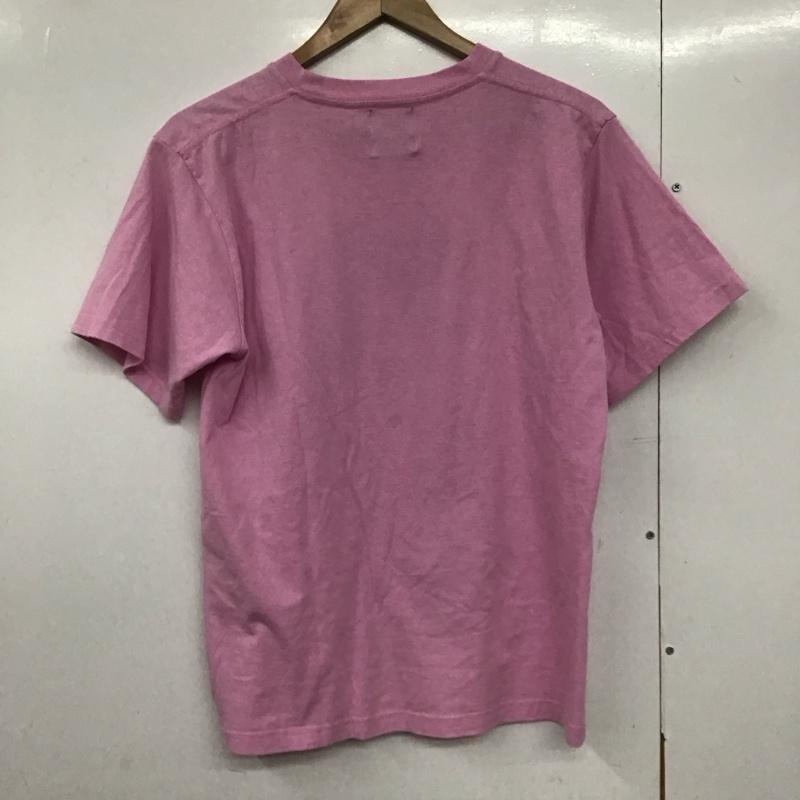 ヘブンバイマークジェイコブス heaven BY MARC JACOBS Tシャツ 半袖 半袖カットソー プリントTシャツ クルーネックカットソー M ロゴ、文字 桃 / ピンク /  メンズ USED 古着 中古 10142637