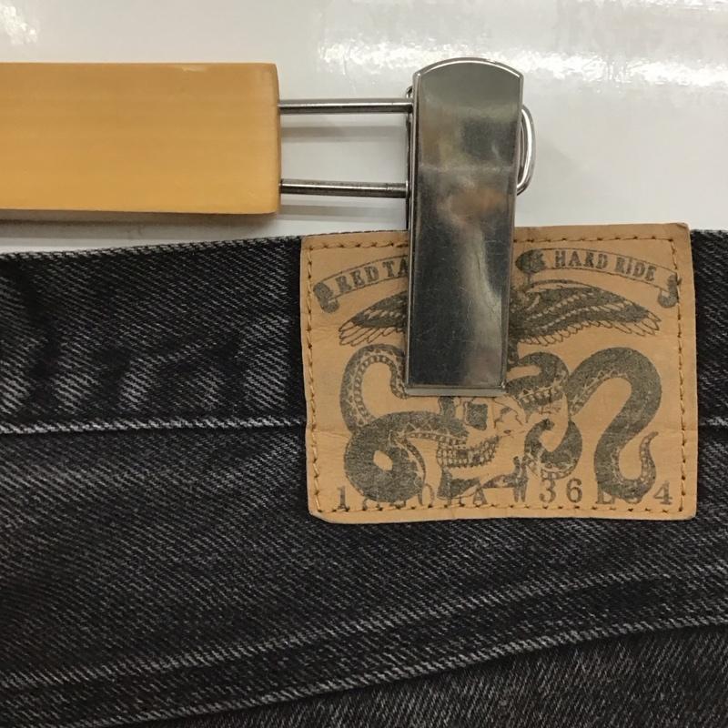 レッドテイル REDTAiL パンツ デニム、ジーンズ 34インチ 無地 黒 / ブラック /  メンズ USED 古着 中古 10109335