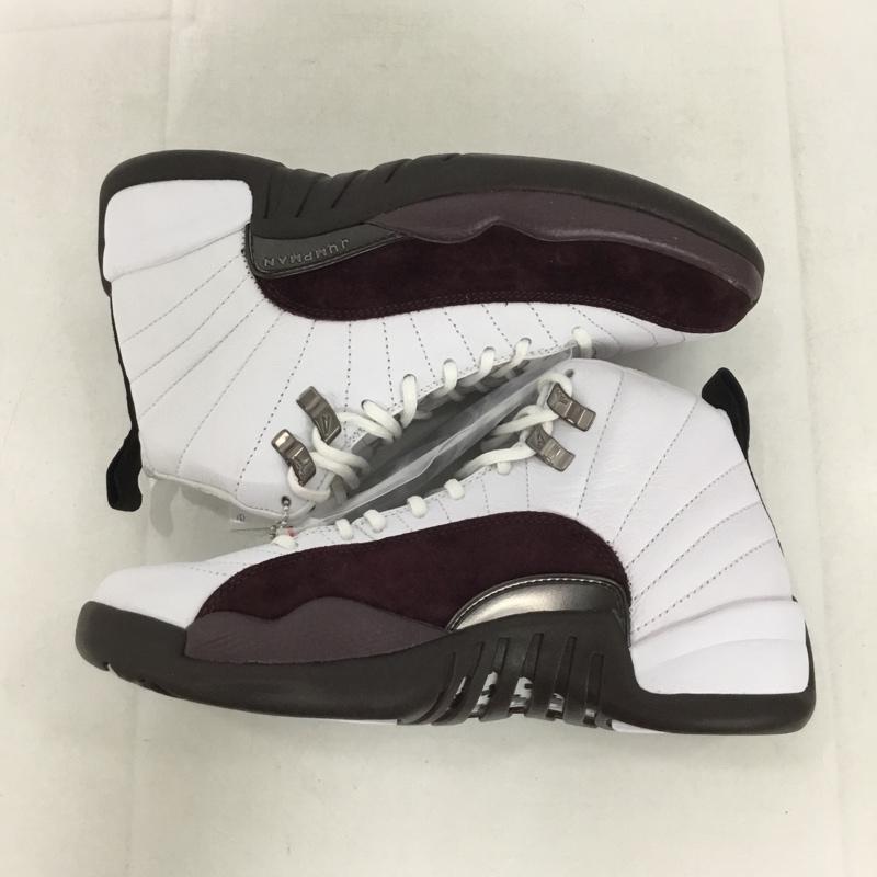 ナイキ NIKE スニーカー スニーカー DV6989-100 WMNS AIR JORDAN 12 RETRO SP 24cm 箱有 24.0cm ロゴ、文字 白 / ホワイト / X えんじ / ワインレッド /  レディース USED 古着 中古 10136920
