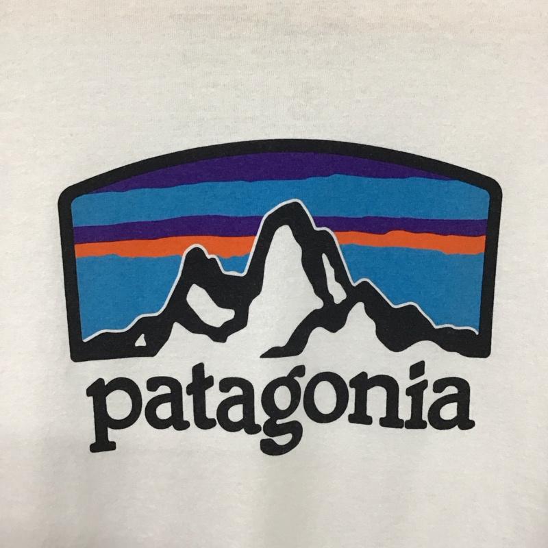パタゴニア patagonia Tシャツ 半袖 M プリント X ロゴ、文字 白 / ホワイト /  メンズ USED 古着 中古 10134616
