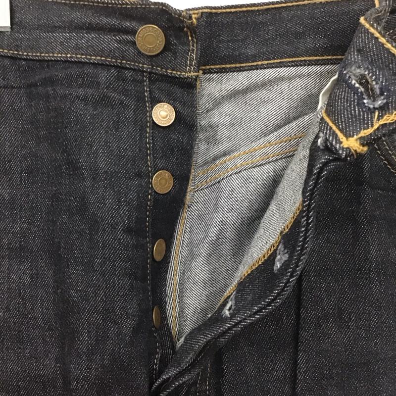 リーバイストラウスアンドコー Levi Strauss & co. パンツ デニム、ジーンズ デニムパンツ ワイドパンツ カジュアルパンツ 42インチ 無地 黒 / ブラック /  メンズ USED 古着 中古 10126808