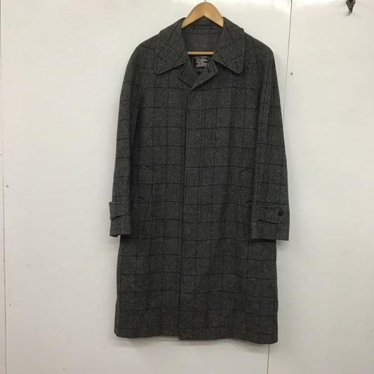 バーバリーズ BURBERRYS コート コート一般 ロングコート カラージャケット アウター チェックアウター S 総柄 灰 / グレー /  メンズ USED 古着 中古 10143539