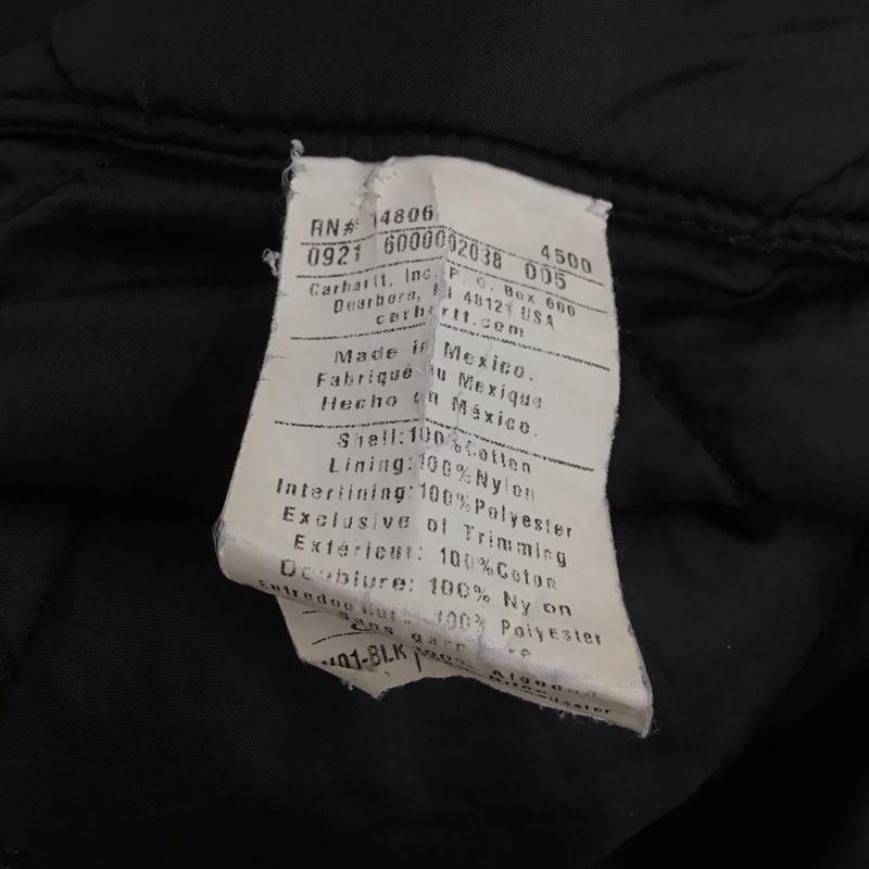 カーハート Carhartt ベスト ベスト ジップアップベスト ノースリーブカットソー アウター L ロゴ、文字 ダークグレー / ダークグレー /  メンズ USED 古着 中古 10146983
