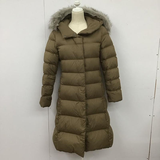 ユニクロ UNIQLO ジャケット、上着 ダウンジャケット 212-409122 ダウンジャケット アウター ジップアップジャケット L 無地 ベージュ / ベージュ /  レディース USED 古着 中古 10125718