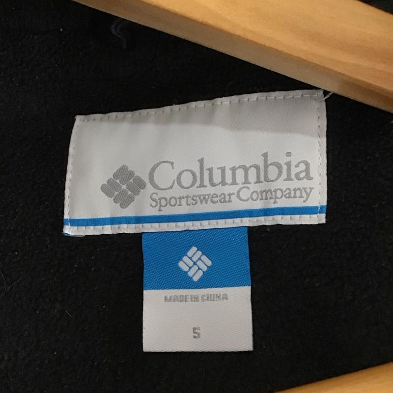 コロンビア Columbia ジャケット、上着 ジャケット、ブレザー ジップアップジャケット アウター スタンドネック S ロゴ、文字 黒 / ブラック /  メンズ USED 古着 中古 10130262