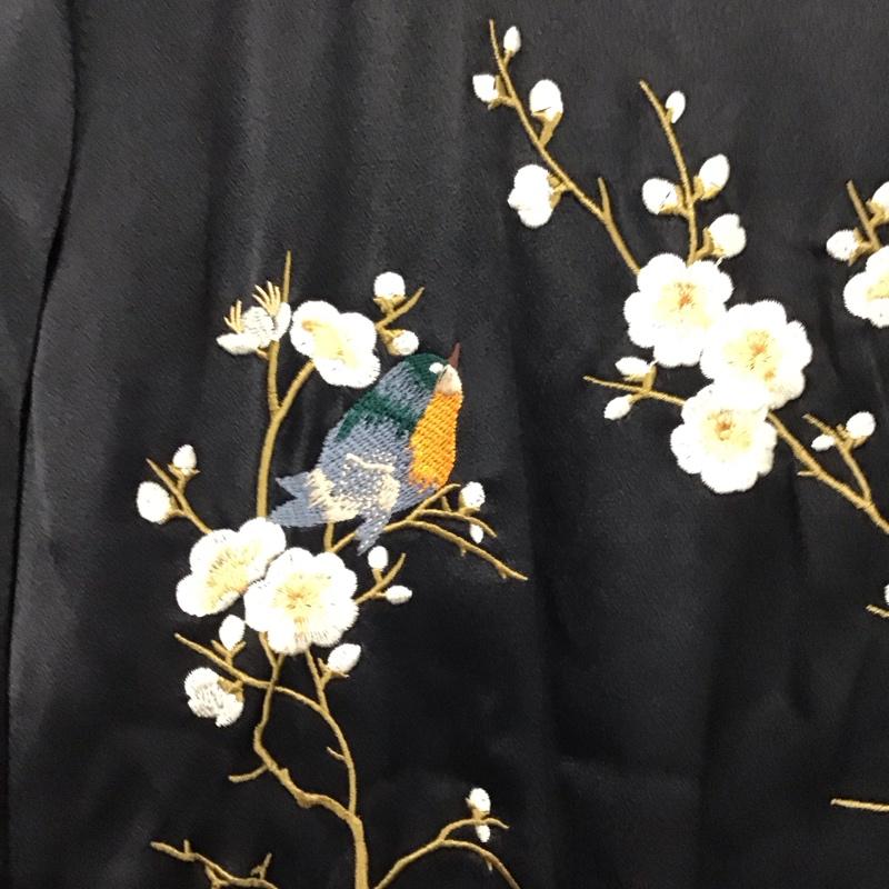 ザラウーマン ZARA WOMAN ジャケット、上着 ジャンパー、ブルゾン 刺繍 XS 刺繍 黒 / ブラック /  レディース USED 古着 中古 10150477