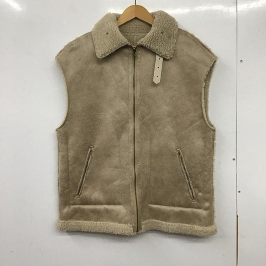 ダブルクローゼット w closet ベスト ベスト FREE 無地 ベージュ / ベージュ /  レディース USED 古着 中古 10139743
