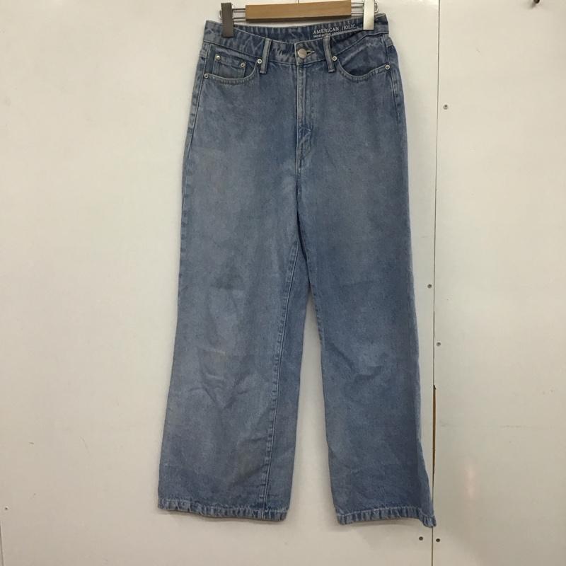 アメリカンホリック AMERICAN HOLIC パンツ デニム、ジーンズ M 無地 水色 / ライトブルー /  レディース USED 古着 中古 10142919