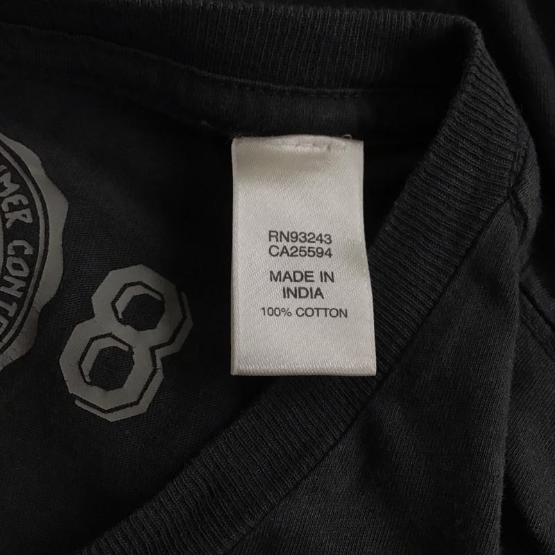 ディーゼル DIESEL Tシャツ 半袖 クルーネック S ロゴ、文字 チャコールグレー / チャコールグレー /  メンズ USED 古着 中古 10110828