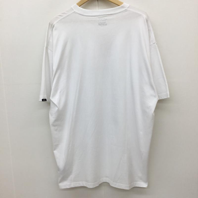 バンズ VANS Tシャツ 半袖 VN0A5E81WHT1 XL ロゴ、文字 白 / ホワイト /  メンズ USED 古着 中古 10134790