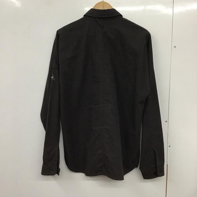 デンハム DENHAM シャツ、ブラウス 長袖 S 無地 茶 / ブラウン /  メンズ USED 古着 中古 10133342