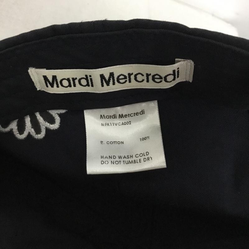マルディメクルディ MARDI MERCREDI 帽子 キャップ MFK11VCA002 ロゴ 刺繍 紺 / ネイビー /  レディース USED 古着 中古 10148872