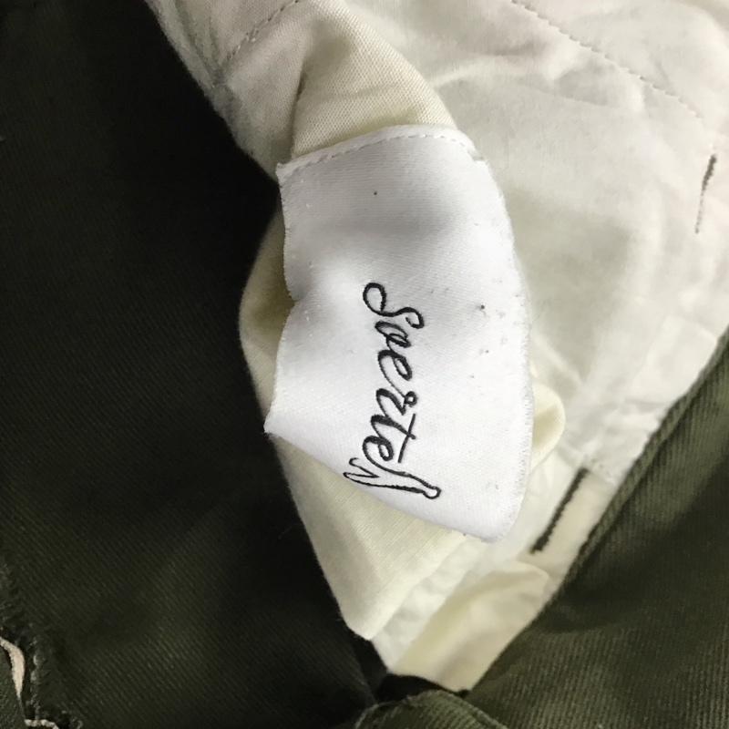 ソエルテ soerte パンツ ワークパンツ、ペインターパンツ sogrg0122004 ワイドストレート ミリタリー カーゴパンツ 2 無地 カーキ / カーキ /  メンズ USED 古着 中古 10147883