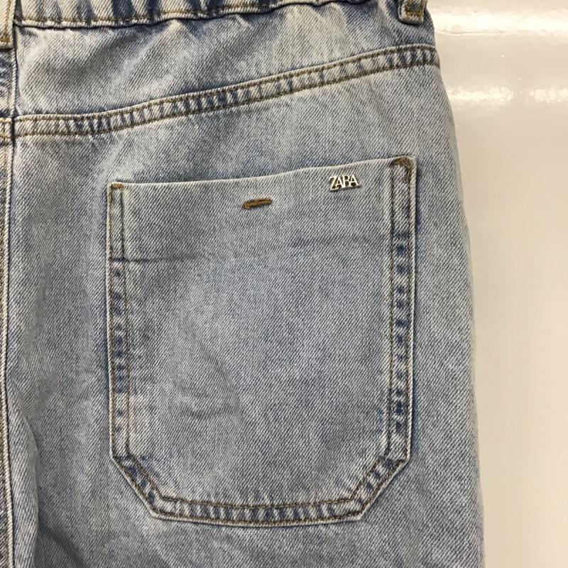ザラ ZARA パンツ デニム、ジーンズ 34 無地 水色 / ライトブルー /  レディース USED 古着 中古 10130401