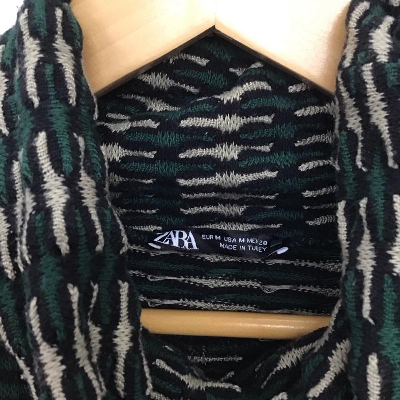 ザラ ZARA ニット、セーター 長袖 M  緑 / グリーン /  レディース USED 古着 中古 10139328