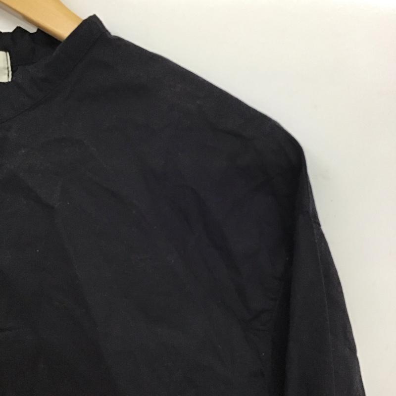 ツクロイ サンバレー tukuroi by SUNVALLEY シャツ、ブラウス 長袖 M 無地 紺 / ネイビー /  レディース USED 古着 中古 10150518