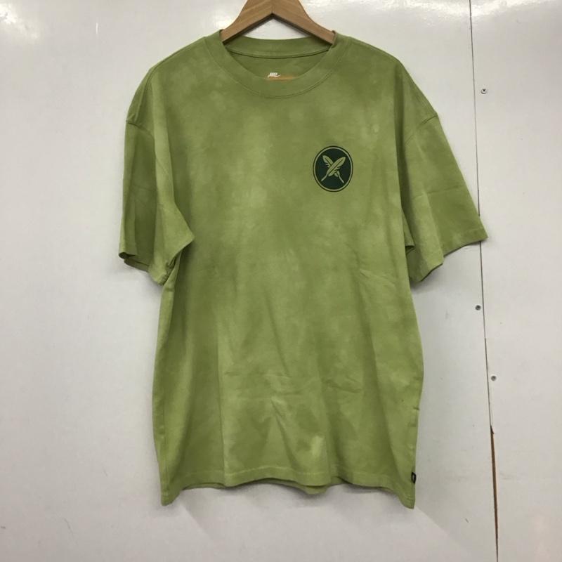 ナイキ NIKE Tシャツ 半袖 HJ0809-311 堀米雄斗 SB T-Shirt Matcha Yuto Horigome L プリント X ロゴ、文字 薄緑 / ライトグリーン /  メンズ USED 古着 中古 10145746
