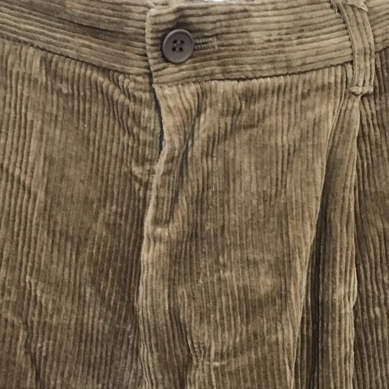 フリークスストア FREAK S STORE パンツ スラックス コーデュロイパンツ L 無地 茶 / ブラウン /  メンズ USED 古着 中古 10143351