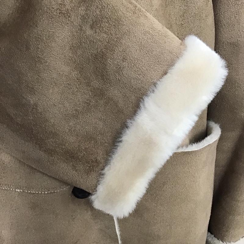 ロペ ROPE  コート コート一般 ロングコート フード付きジャケット アウター 36 無地 茶 / ブラウン /  レディース USED 古着 中古 10126087