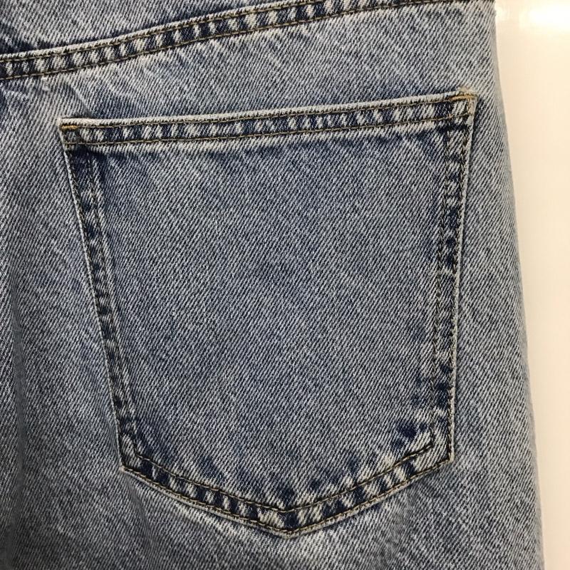 ザラ ZARA パンツ デニム、ジーンズ 36 無地 水色 / ライトブルー /  レディース USED 古着 中古 10130992