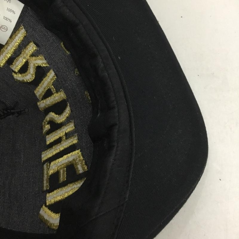 スラッシャー THRASHER 帽子 キャップ メッシュキャップ FREE ロゴ、文字 黒 / ブラック / X 金 / ゴールド /  メンズ USED 古着 中古 10140432