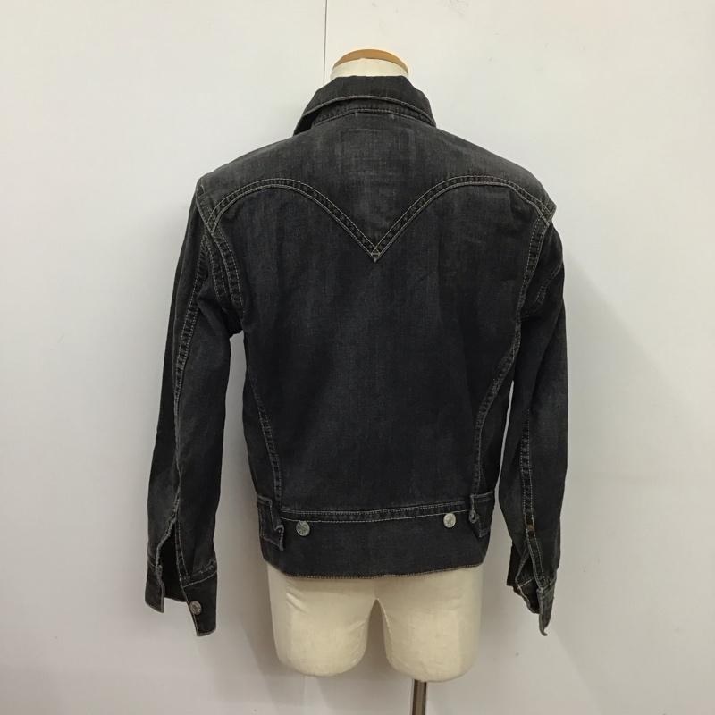 リーバイストラウスアンドコー Levi Strauss & co. ジャケット、上着 ジャケット、ブレザー デニムジャケット カラージャケット 長袖ジャケット ブルゾン Gジャン L 無地 黒 / ブラック /  メンズ USED 古着 中古 10123834