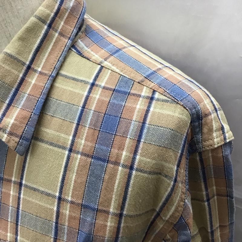 エディーバウアー Eddie Bauer シャツ、ブラウス 長袖 長袖シャツ カラーシャツ ポケットシャツ 長袖カットソー チェックシャツ M チェック マルチカラー / マルチカラー /  メンズ USED 古着 中古 10116279