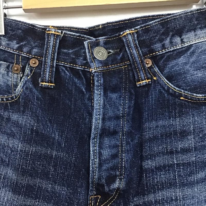 フラットヘッド The Flat Head パンツ デニム、ジーンズ デニムパンツ スリムパンツ カジュアルパンツ 30インチ 無地 インディゴ / インディゴ /  メンズ USED 古着 中古 10141923